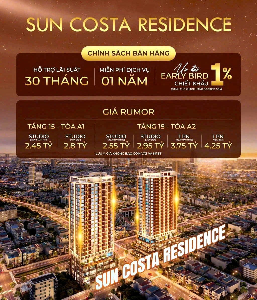 Chinh sach ban hang Sun Costar Residence