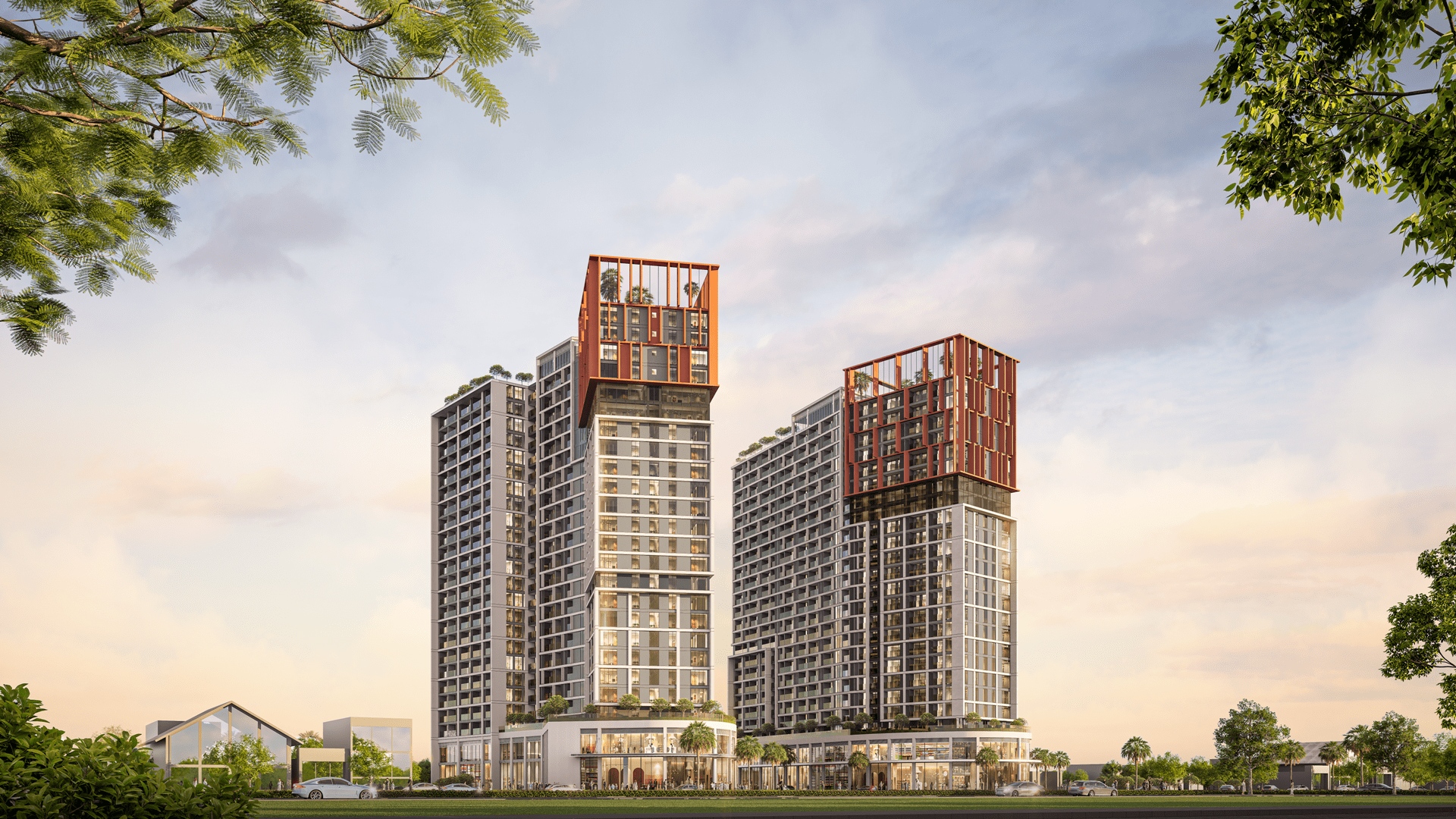 Sun Cora Tower Đà Nẵng - phoi canh